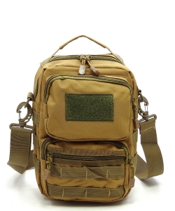 Military Canvas Crossbody Bag TR1708 KHAKI